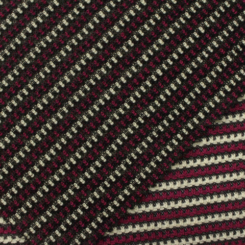 White Dots Interlock Knit, Poly-Acrylic