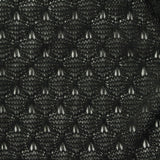 Black Openwork Chunky Knit, Polyester