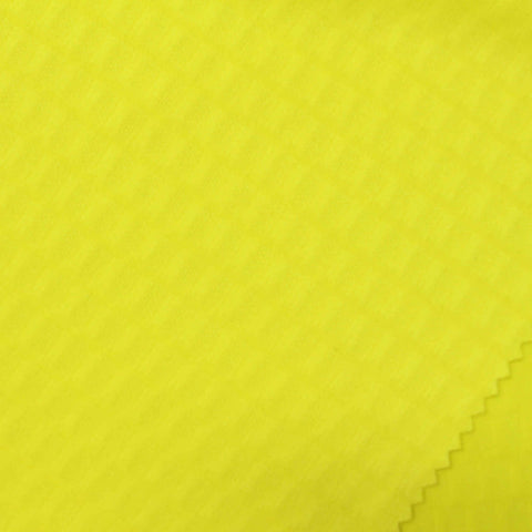 Yellow Diagonal-Grid Jacquard, Polyester