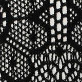100% Polyester Warp Knit Fabric, 110 gsm, 170 cm — Black — texture