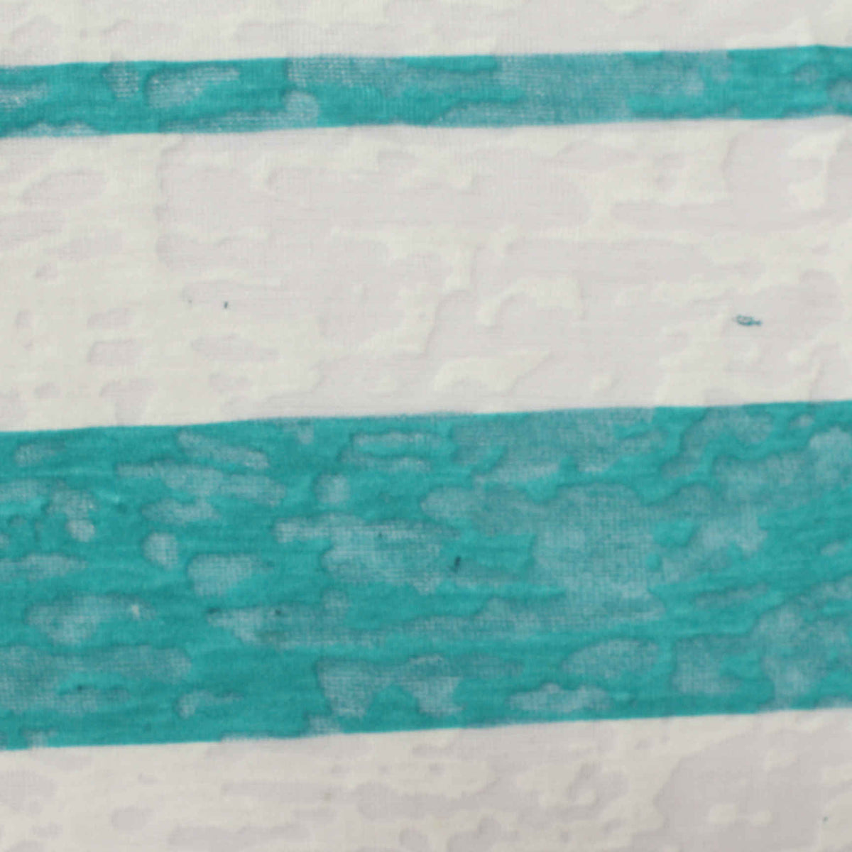 Teal Horizontal-Stripe Knit, Poly-Viscose