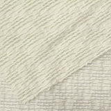 Jacquard 100% Polyester Knit Fabric, 100 gsm, 130 cm — White