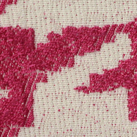 Fuchsia Textured-Houndstooth Jacquard, Polyester