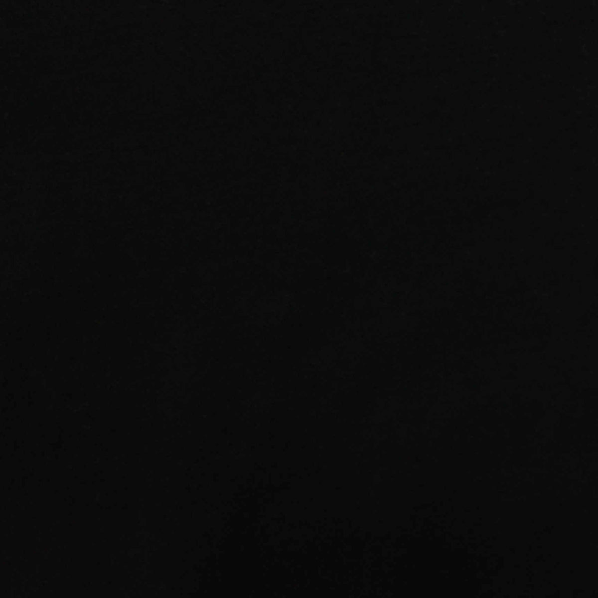 Cotton Polyester Stretch Interlock Knit Fabric, 200 gsm, 180 cm — Black