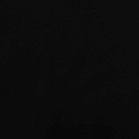 Cotton Polyester Stretch Interlock Knit Fabric, 200 gsm, 180 cm — Black