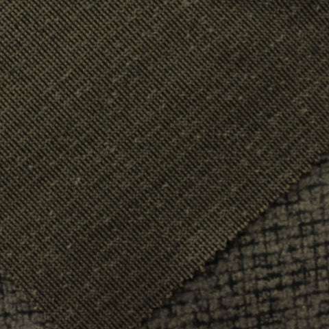 100% Polyester Interlock Knit Fabric, 368 gsm, 150 cm — Khaki