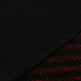 Red Horizontal-Line Chunky Knit, Poly-Viscose
