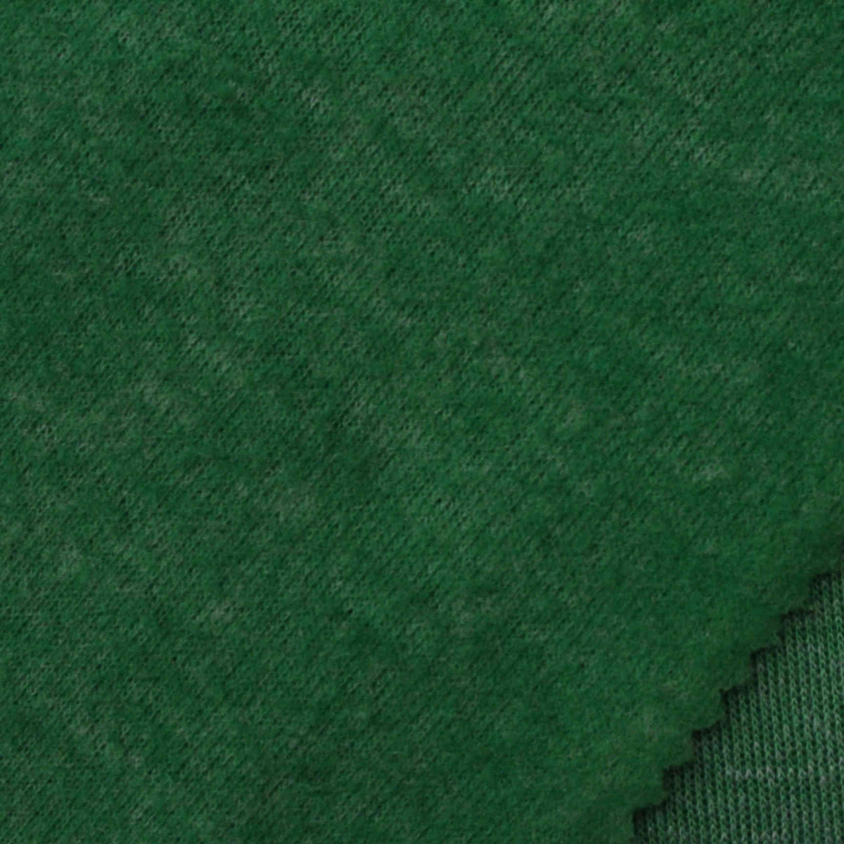 Dark Green Marl Interlock Knit, Polyester, 320 gsm