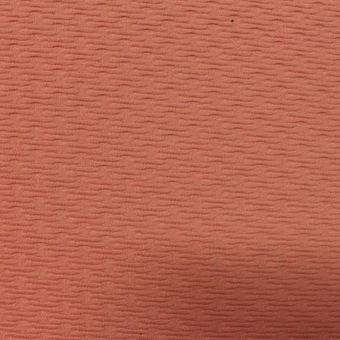 Jacquard 100% Polyester Interlock Knit Fabric, 274 gsm, 160 cm — Red