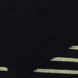 Navy Horizontal-Stripe Interlock Knit, Poly-Acrylic