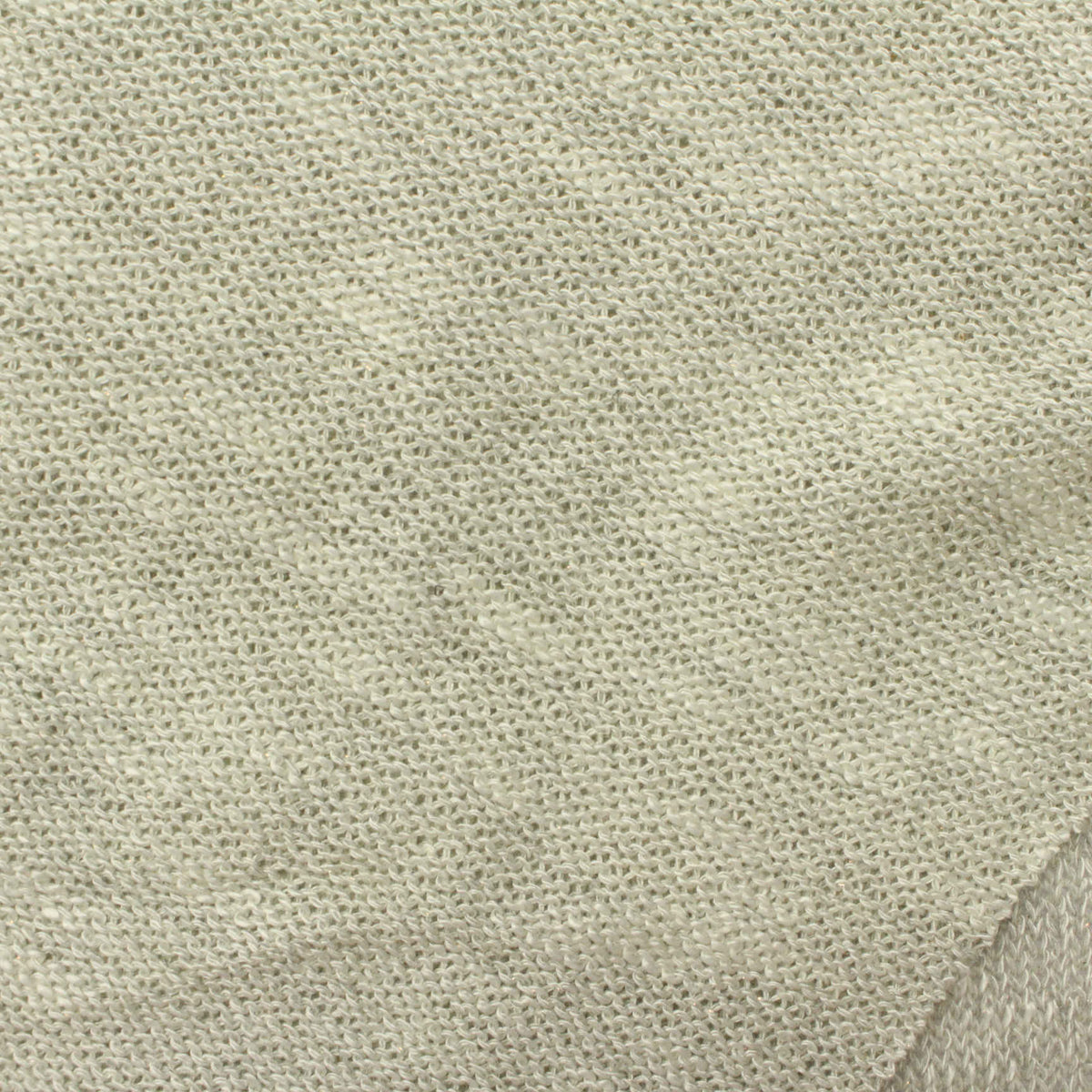 Slub Viscose Polyester Stretch Chunky Knit Fabric, 183 gsm, 160 cm — Khaki