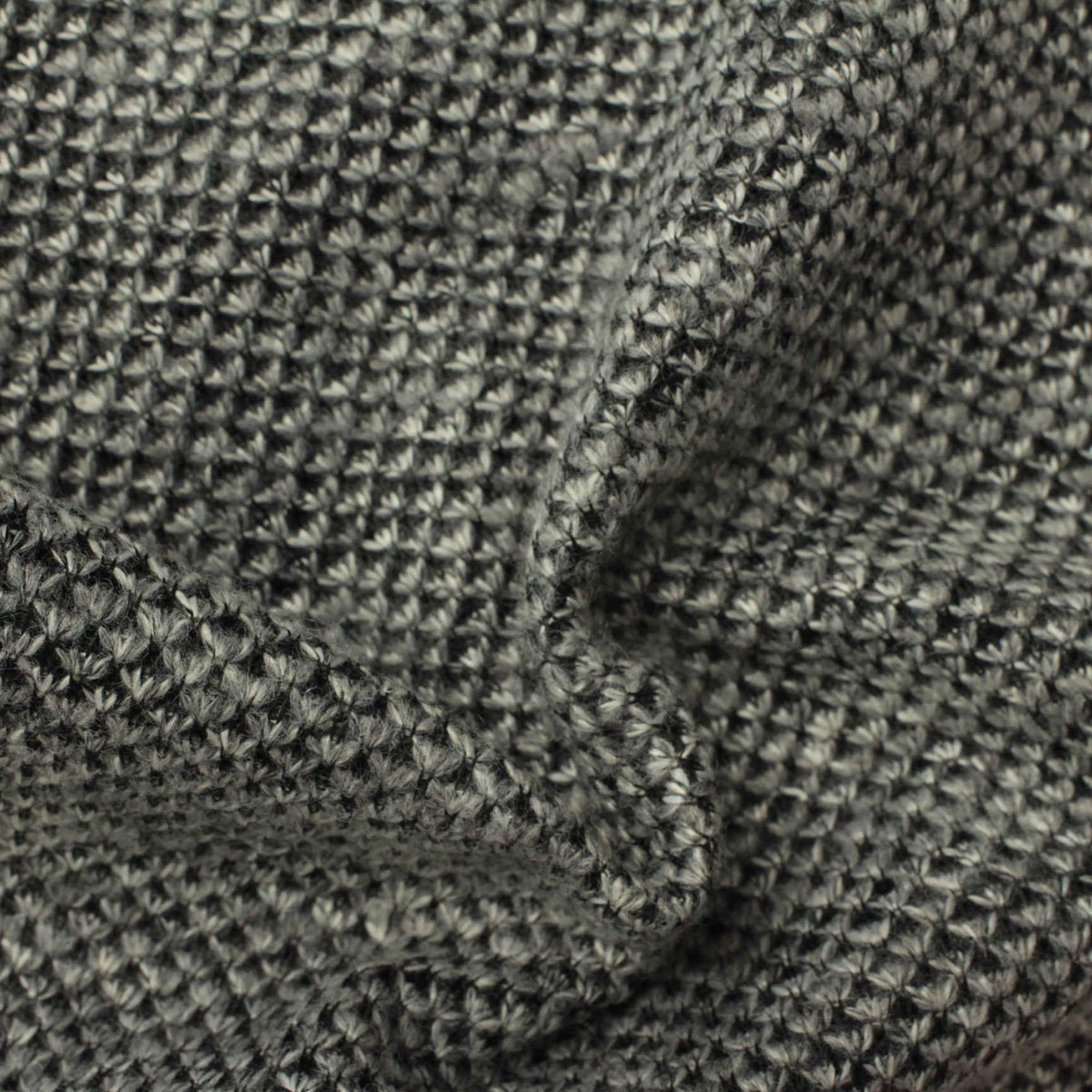 Grey Heather Chunky Knit, Polyester