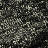 Black Marl Chunky Knit, Polyester — texture