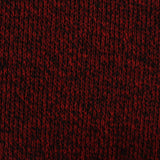 Red Marl Interlock Knit, Poly-Cotton