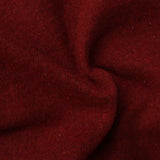 Dark Red Marl Interlock Knit, Polyester