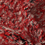 Red Marl Chunky Knit, Poly-Viscose — texture