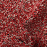 Red Marl Chunky Knit, Poly-Viscose