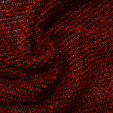 Red Marl Knit, Polyester, 242 gsm