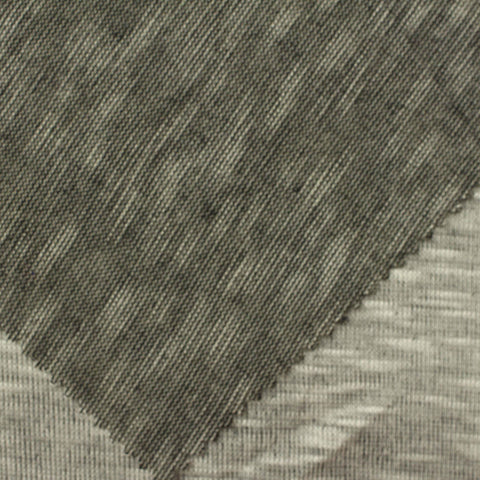 Heathered Grey Marl Chunky Knit, Viscose-Poly, 185 gsm, 170 cm