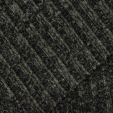 Dark Grey Marl Rib Knit, Polyester