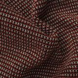 Jacquard 100% Polyester Chunky Knit Fabric, 380 gsm, 150 cm — Red