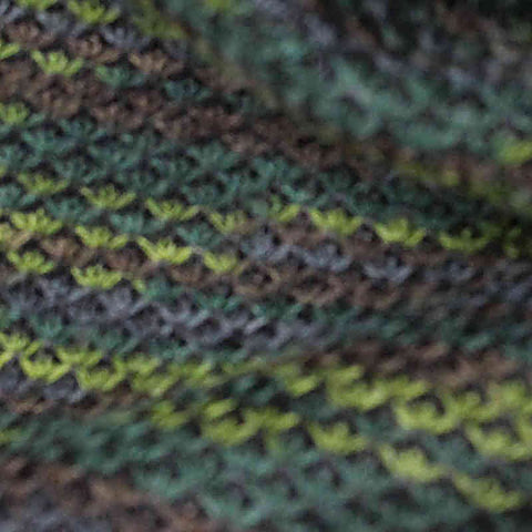 Green Marl Chunky Knit, Polyester, 305 gsm