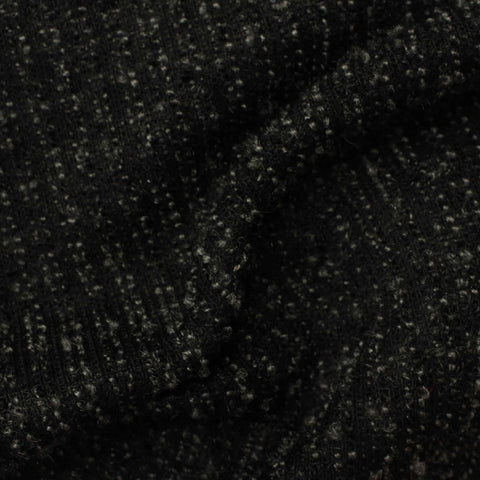 Black Marl Knit, Polyester, 330 gsm