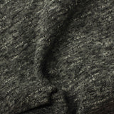 Dark Grey Marl Chunky Knit, Poly-Cotton