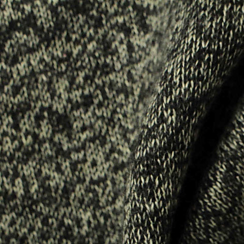 Dark Grey Marl Chunky Knit, Polyester, 420 gsm