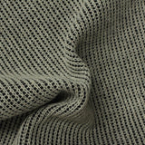 Heather 100% Polyester Chunky Knit Fabric, 385 gsm, 152 cm — Grey
