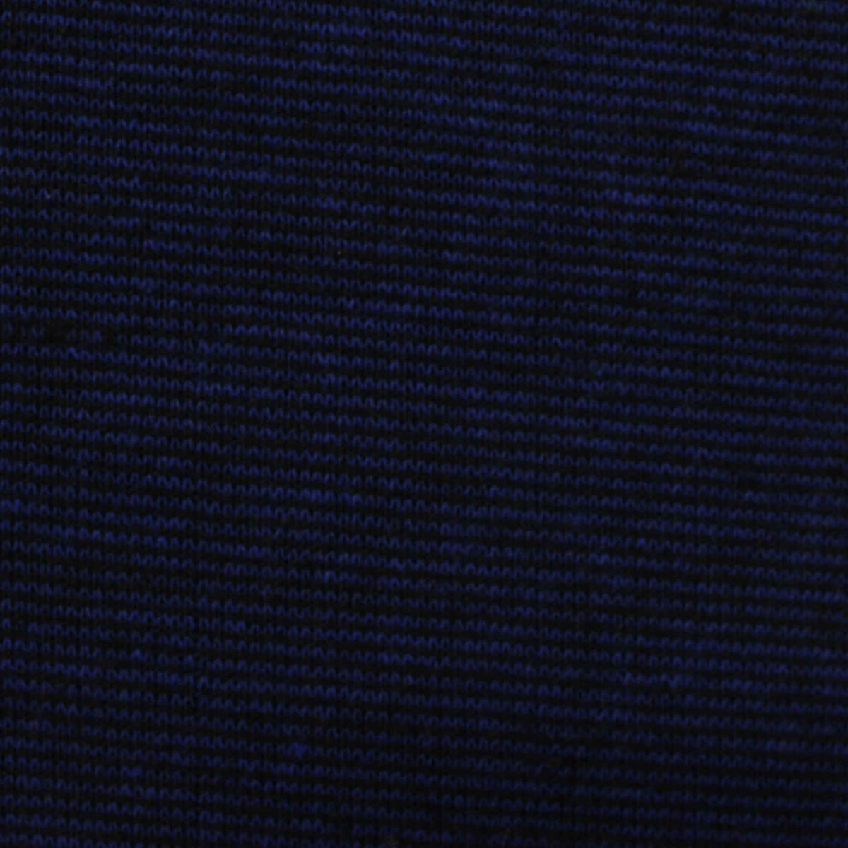 Striped Polyester Viscose Interlock Knit Fabric, 430 gsm, 155 cm — Navy