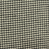 Black Houndstooth Waffle Knit, Poly-Cotton