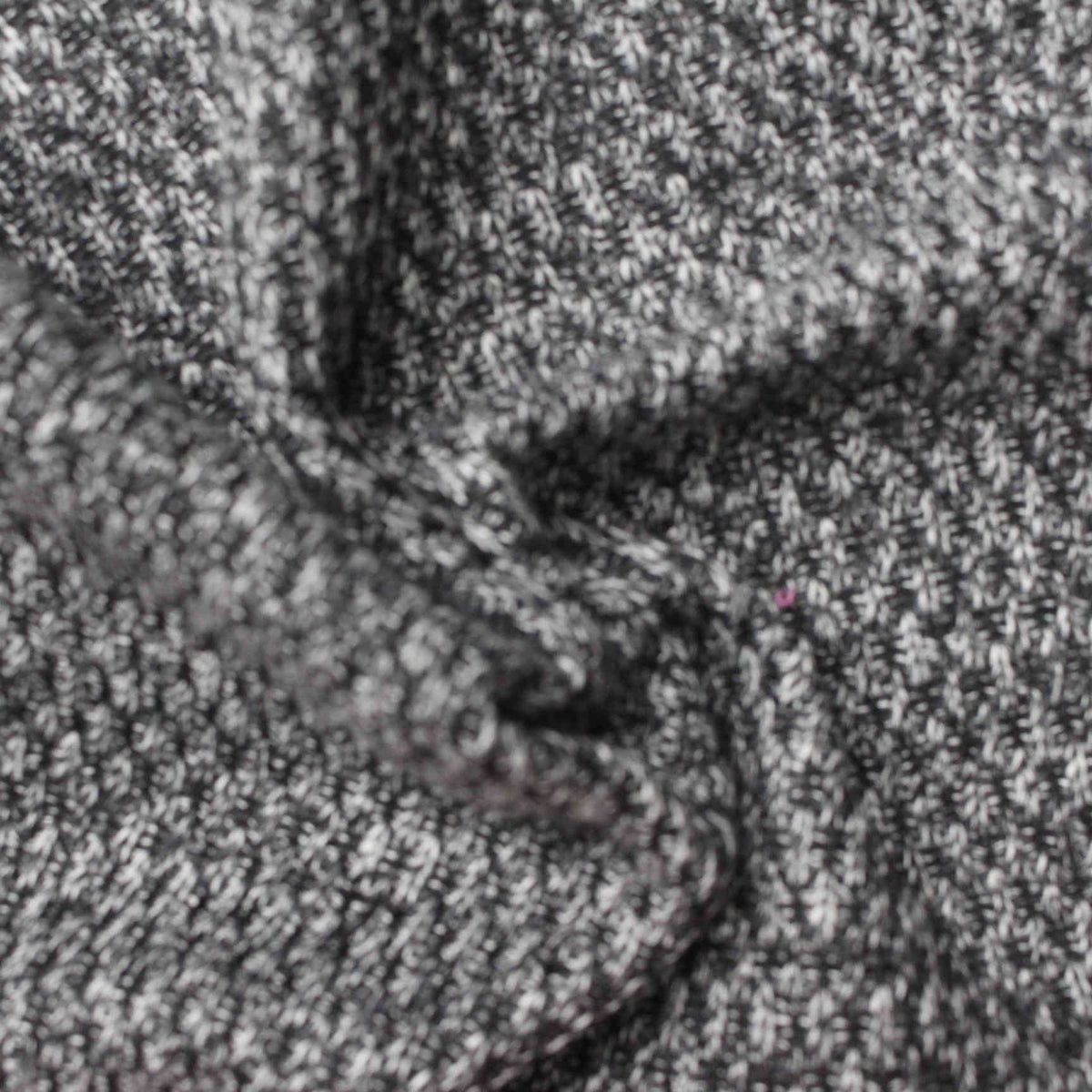 Dark Grey Marl Chunky Knit, Polyester, 390 gsm