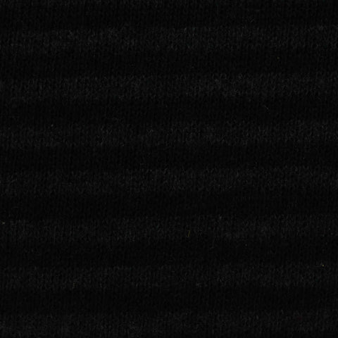 Polyester Acrylic Chunky Knit Fabric, 415 gsm, 155 cm — Black