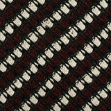 White Stripes Chunky Knit, Polyester — texture