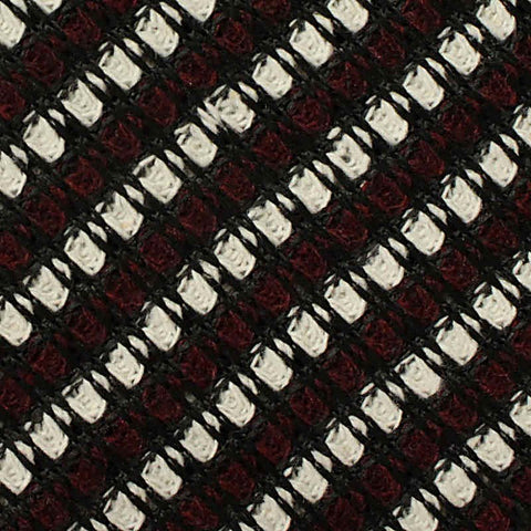 White Stripes Chunky Knit, Polyester