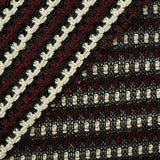 Off-White Stripes Chunky Knit, Poly-Acrylic — texture