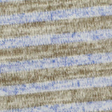 Light Blue Horizontal-Stripe Chunky Knit, Poly-Viscose — texture