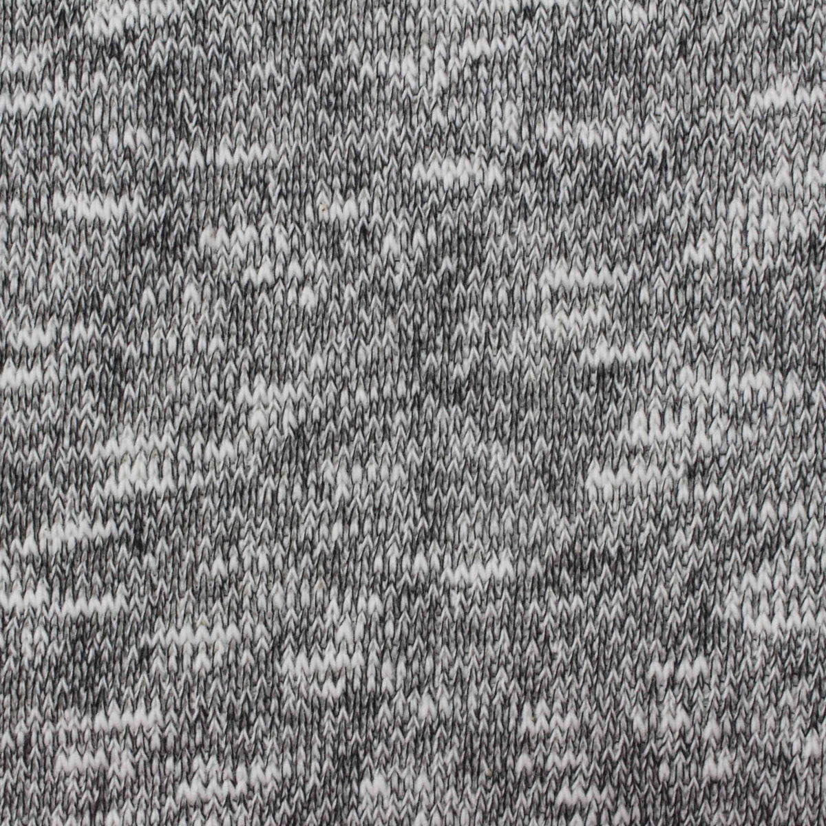 Black Marl Chunky Knit, Cotton, 295 gsm