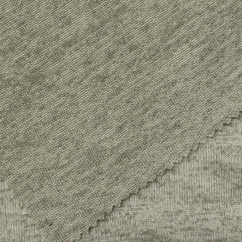Light Green Marl Chunky Knit, Polyester, 255 gsm