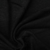 Black Marl Jersey Knit, Poly-Viscose