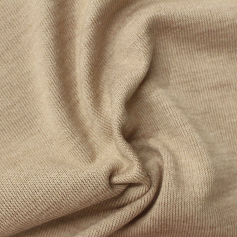100% Polyester Chunky Knit Fabric, 240 gsm, 150 cm — Beige