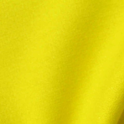 Polyester Viscose Interlock Knit Fabric, 305 gsm, 155 cm — Yellow