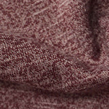 Burgundy Marl Interlock Knit, Cotton-Poly — texture