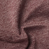 Burgundy Marl Interlock Knit, Cotton-Poly