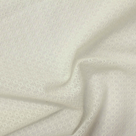 Off-White Geometric Rib Knit, Polyester