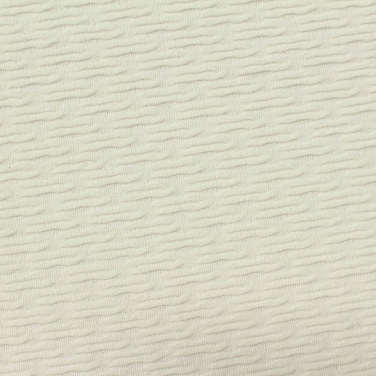 Off-White Tone-on-Tone Interlock Knit, Polyester