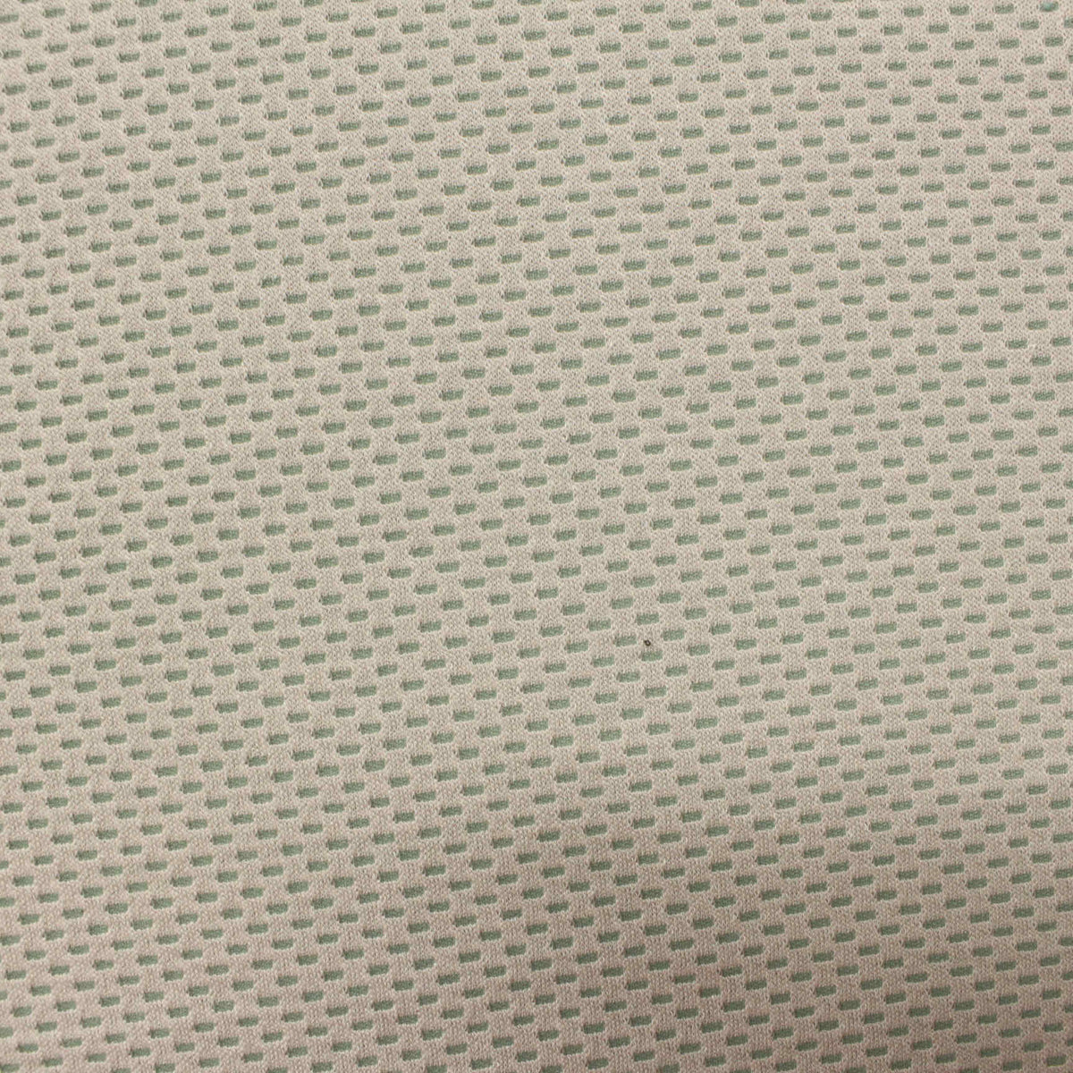 Light Green Geometric-Dash Interlock Knit, Viscose-Nylon