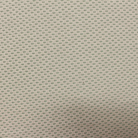 Light Green Geometric-Dash Interlock Knit, Viscose-Nylon