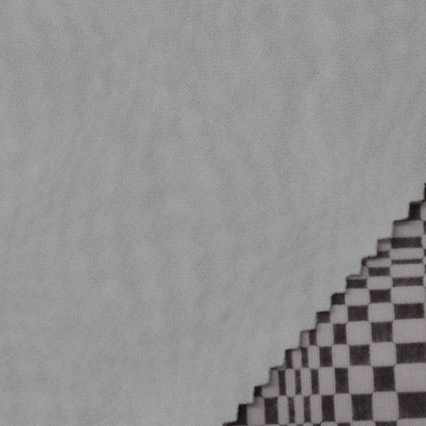 Jacquard Polyester Stretch Interlock Knit Fabric, 205 gsm, 150 cm — Grey